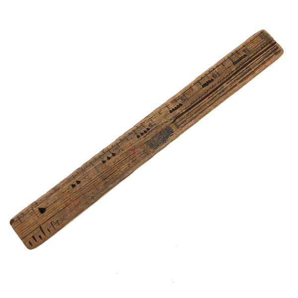 Wonderful (Almost) 8 Inch Handmade Wooden Ruler