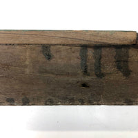 Gorgeous Antique Green Painted Carved Architectural Molding - 41 Inches