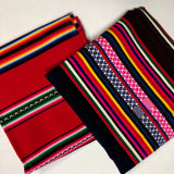 Colorful Handmade Peruvian Oveja Wool Vintage Textiles