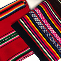 Colorful Handmade Peruvian Oveja Wool Vintage Textiles