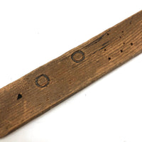 Wonderful (Almost) 8 Inch Handmade Wooden Ruler