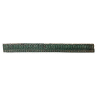 Gorgeous Antique Green Painted Carved Architectural Molding - 41 Inches