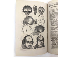 1872 Samuel R. Wells Phrenology Handbook with Illustrations