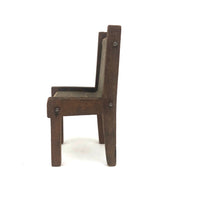 Sweet Little Handmade, Wallpapered Wooden Chair