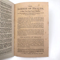 1872 Samuel R. Wells Phrenology Handbook with Illustrations