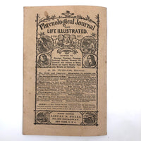 1872 Samuel R. Wells Phrenology Handbook with Illustrations