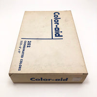 Color-Aid Vintage Set of 202 Coordinated Color Swatches, 6 by 9 inch