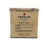 Rare C. 1940 J&J Red Cross Band-Aid Tin