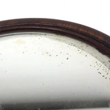 Shaker Style Antique Beveled Glass Mirror with Pointed Loop Handle