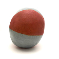 Beautiful Antique Pieced Oil Cloth Toy Ball
