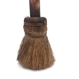 Sweet Old Primitive Straw Brush / Miniature Broom with Iron Wire and Nail