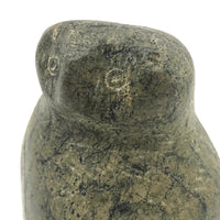 Wonderfully Primitive Inuit Stone Carved Owl