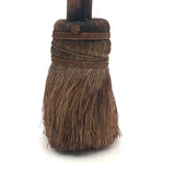 Sweet Old Primitive Straw Brush / Miniature Broom with Iron Wire and Nail