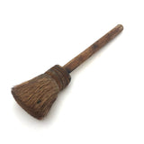 Sweet Old Primitive Straw Brush / Miniature Broom with Iron Wire and Nail