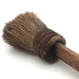 Sweet Old Primitive Straw Brush / Miniature Broom with Iron Wire and Nail