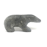 Elegant Inuit Carved Stone Polar Bear