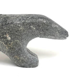 Elegant Inuit Carved Stone Polar Bear