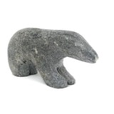 Elegant Inuit Carved Stone Polar Bear