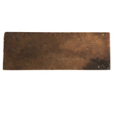 Red and White Hand-painted Fire Exit Arrow Sign with Perfect Patina