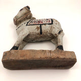 Antique Painted Wooden Indian Hindu Bull (Nandi)