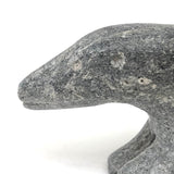 Elegant Inuit Carved Stone Polar Bear