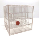 "Try It" c. 1960 Milton Bradley Lucite Ball in Maze Puzzle
