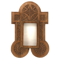 Nice Chip Carved Hanging Frame, with Glass