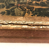 Lovely Antique Six Sided Litho Block Puzzle in Original Box, with Complete Set of Prints