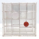 "Try It" c. 1960 Milton Bradley Lucite Ball in Maze Puzzle