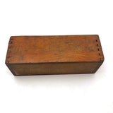 Nice Old Bone and Ebony Complete Double Six Dominoes in Original Slide Top Box