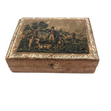 Lovely Antique Six Sided Litho Block Puzzle in Original Box, with Complete Set of Prints