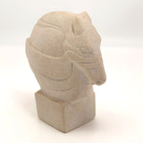 Marbell Stone Age Belgium Art Deco Style Vintage Horse Bust Tabletop Sculpture