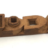 Unusual Tall Carved Geometric Totem-like Whimsy!