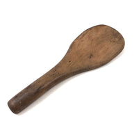 Humble, Beautiful Antique Carved Wooden Spoon / Butter Paddle