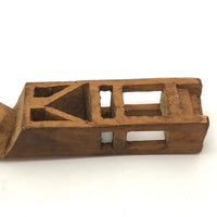 Unusual Tall Carved Geometric Totem-like Whimsy!