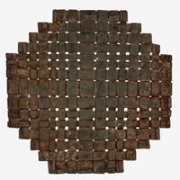Gorgeous Rusty Woven Iron Antique Trivet