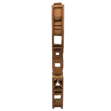 Unusual Tall Carved Geometric Totem-like Whimsy!