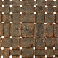 Gorgeous Rusty Woven Iron Antique Trivet