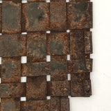 Gorgeous Rusty Woven Iron Antique Trivet
