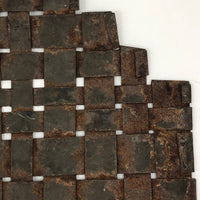 Gorgeous Rusty Woven Iron Antique Trivet