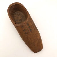 Little Carved Wooden Shoe