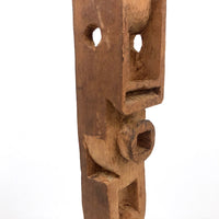 Unusual Tall Carved Geometric Totem-like Whimsy!