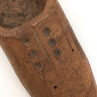 Little Carved Wooden Shoe