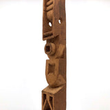 Unusual Tall Carved Geometric Totem-like Whimsy!