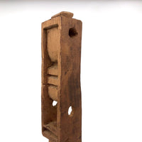 Unusual Tall Carved Geometric Totem-like Whimsy!