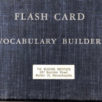 The Best Vocabulary Flash Cards I've Ever Seen, 1950s