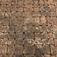 Gorgeous Rusty Woven Iron Antique Trivet