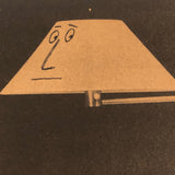Vintage Presumed Saul Steinberg Newspaper/Publication Image in Period Frame