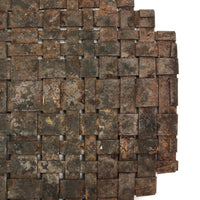 Gorgeous Rusty Woven Iron Antique Trivet