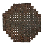 Gorgeous Rusty Woven Iron Antique Trivet